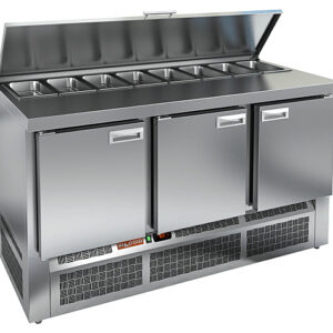 Стол для салатов HICOLD SLE1-111GN (1/3) с крышкой